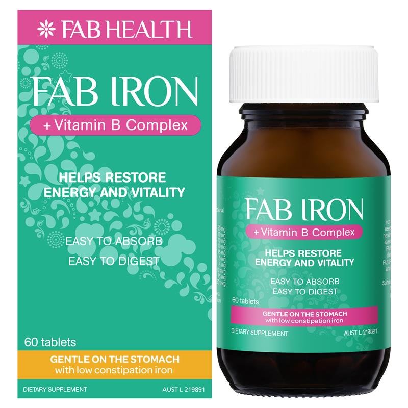 Fab Iron + Vitamin B Complex - Net Pharmacy