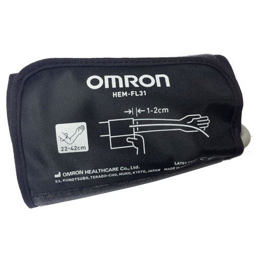 Omron Silver Upper Arm Blood Pressure Monitor With HEM-FL31 Easy Wrap EUC  (26)