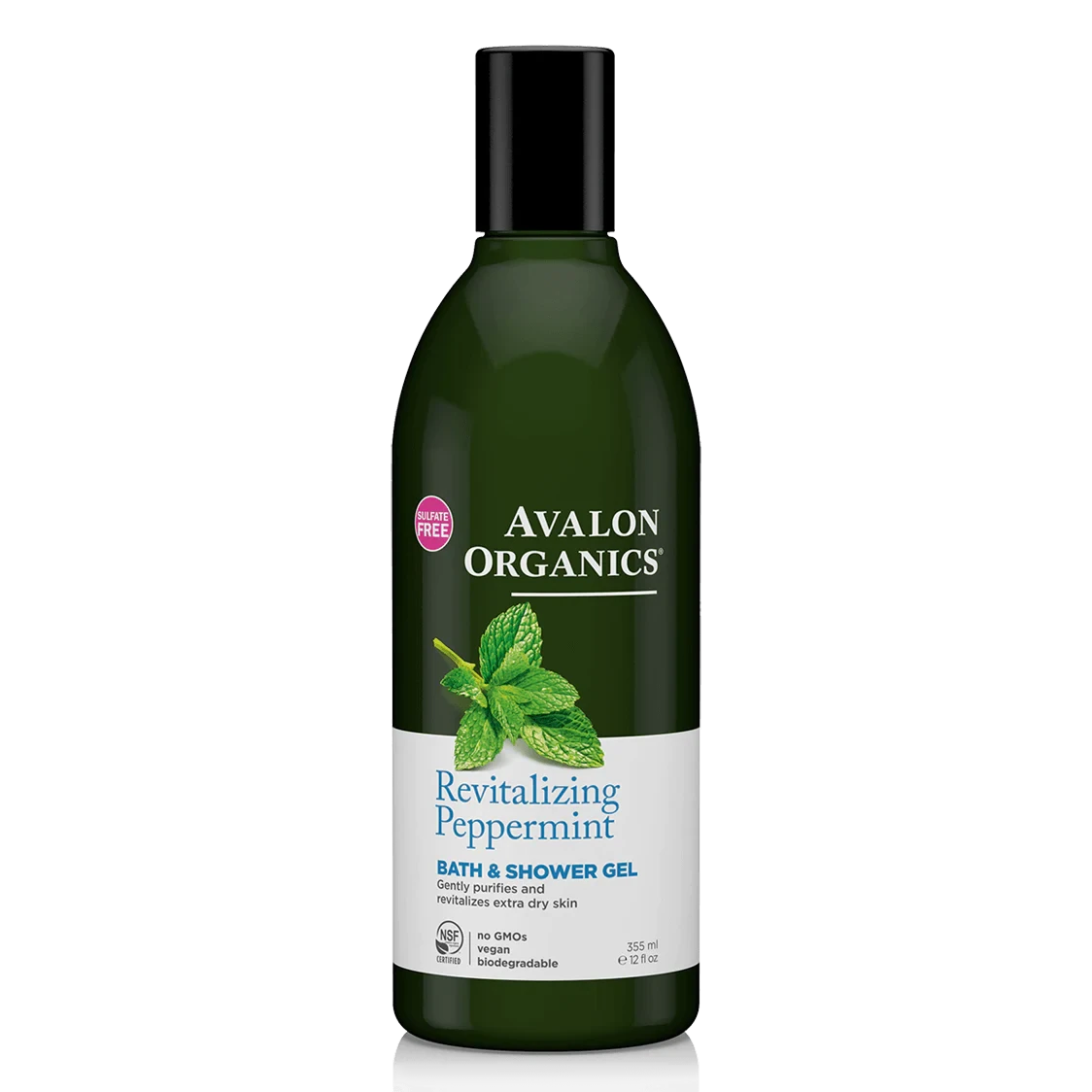 Avalon Organics Revitalizing Peppermint Bath & Shower Gel - Net Pharmacy