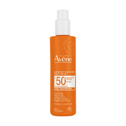 Avene Sunsitive Sunscreen Spray SPF 50+