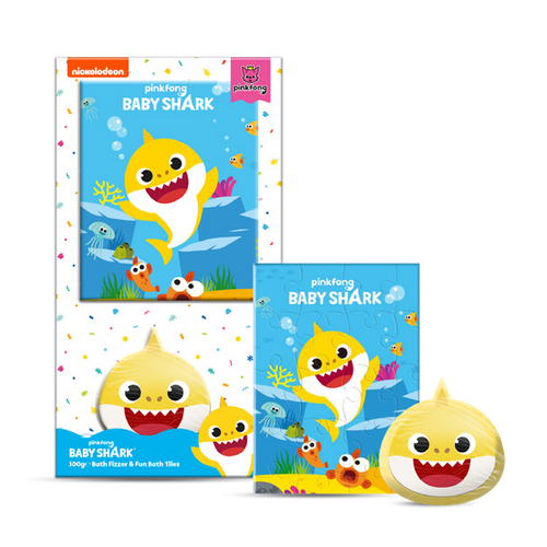 Baby Shark Bath Fizzer & Fun Bath Tiles