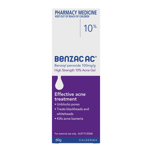 Benzac AC High Strength 10% Acne Gel