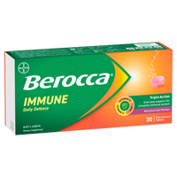 Berocca Immune Daily Defence Blackcurrant Flavour Effervescent Tablet