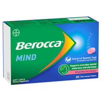 Berocca Mind Mixed Berry Flavour Effervescent Tablets