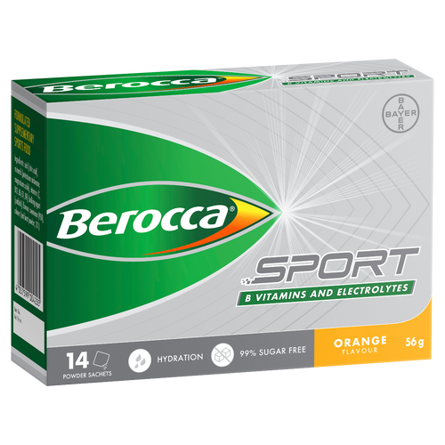 Berocca Sport B Vitamins & Electrolytes - Orange Flavour