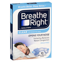 Breathe Right Clear Nasal Strips