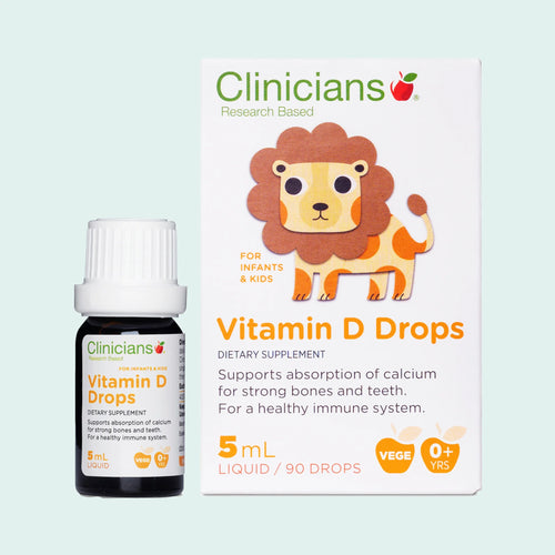 Clinicians Vitamin D Drops for Infants & Kids