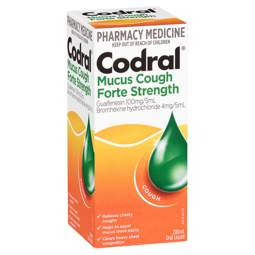 Codral Mucus Cough Forte Strength Oral Liquid