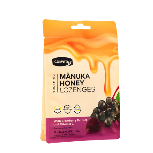 Comvita Manuka Honey Lozenges Elderberry Extract