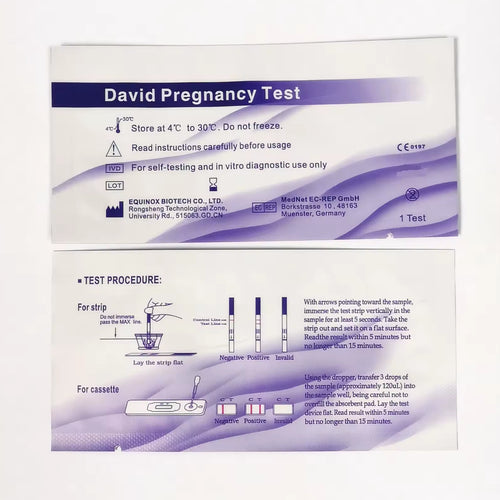 David hCG One Step Pregnancy Test Cassette