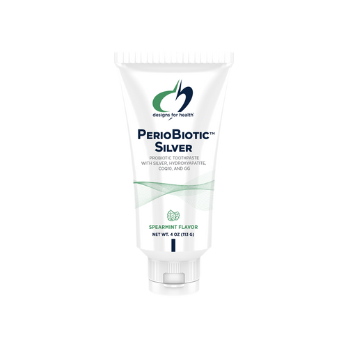 Designs for Health PerioBiotic Silver Toothpaste - Spearmint Flavor