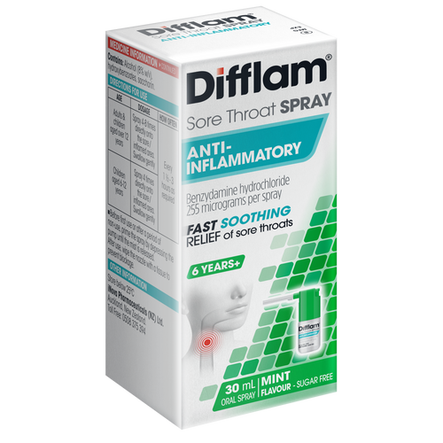 Difflam Sore Throat Spray - Mint Flavour