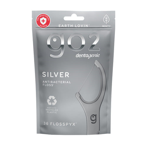 Go2 Dentagenie Silver Antibacterial Floss