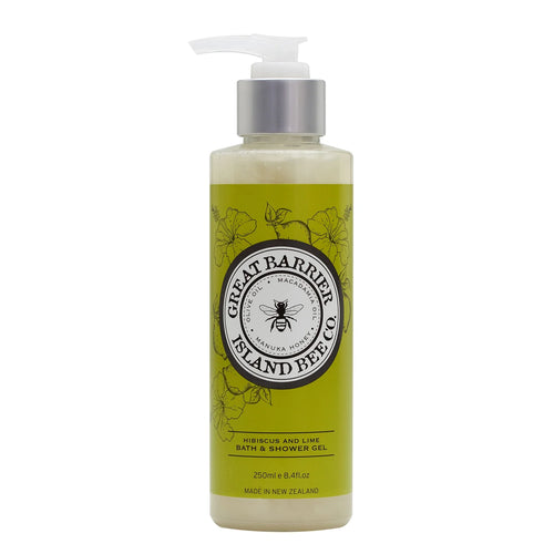 Great Barrier Island Bee Co. Hibiscus & Lime Bath & Shower Gel