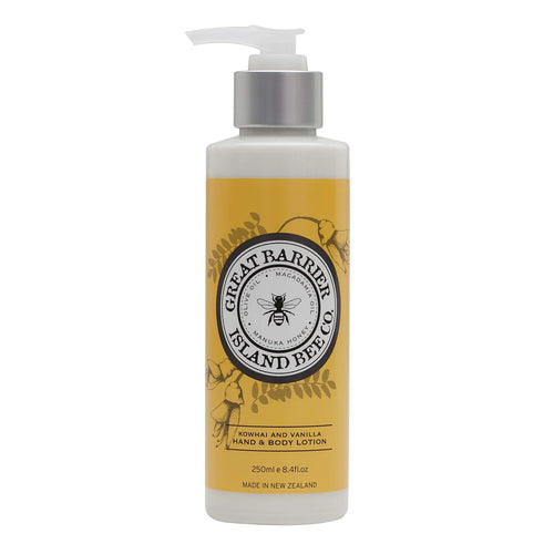 Great Barrier Island Bee Co. Kowhai & Vanilla Hand & Body Lotion