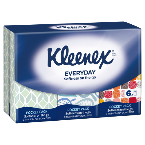 Kleenex Everyday Facial Tissues - Pocket Pack