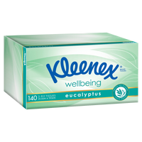 Kleenex Wellbeing Facial Tissues - Eucalyptus