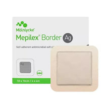 Mepilex Border Ag Self-adherent Antimicrobial Soft Silicone Foam Dressing