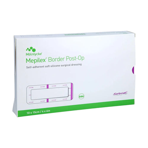 Mepilex Border Post-Op Self-adherent Soft Silicone Surgical Dressing