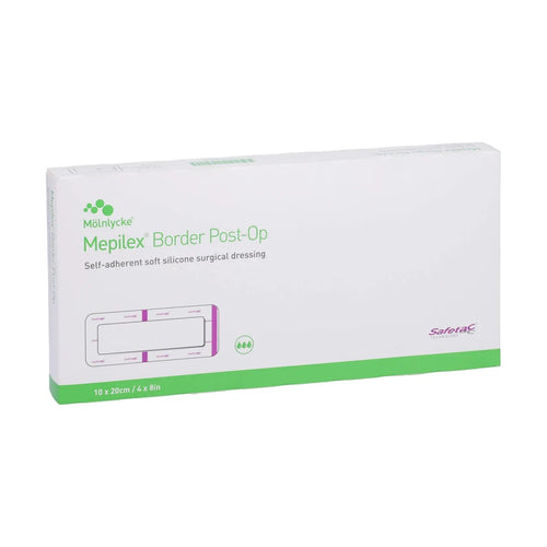 Mepilex Border Post-Op Self-adherent Soft Silicone Surgical Dressing