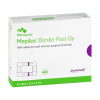 Mepilex Border Post-Op Self-adherent Soft Silicone Surgical Dressing