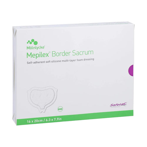 Mepilex Border Sacrum Self-adherent Soft Silicone Multi-layer Foam Dressing