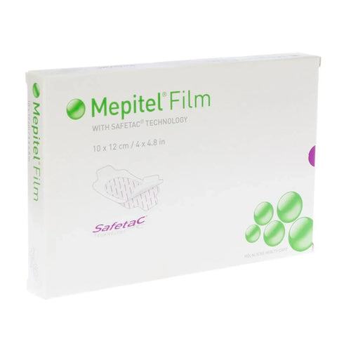 Mepitel Film Thin, Transparent, Adhesive, Breathable Soft Silicone Film Dressing