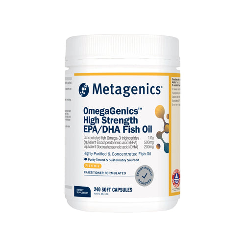 Metagenics OmegaGenics High Strength EPA/DHA Fish Oil