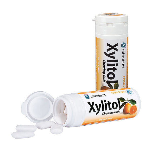 Miradent Xylitol Chewing Gum Peppermint, 30 pièces