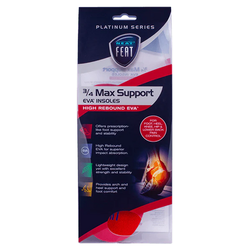 Neat Feat Platinum Maximum Foot Support 3/4 Insole