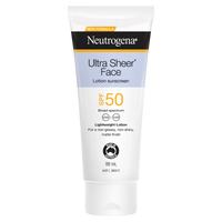 Neutrogena Ultra Sheer Face Lotion Sunscreen SPF50