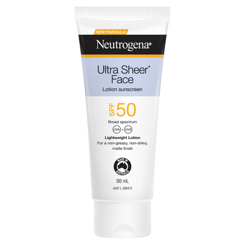 Neutrogena Ultra Sheer Face Lotion Sunscreen SPF50