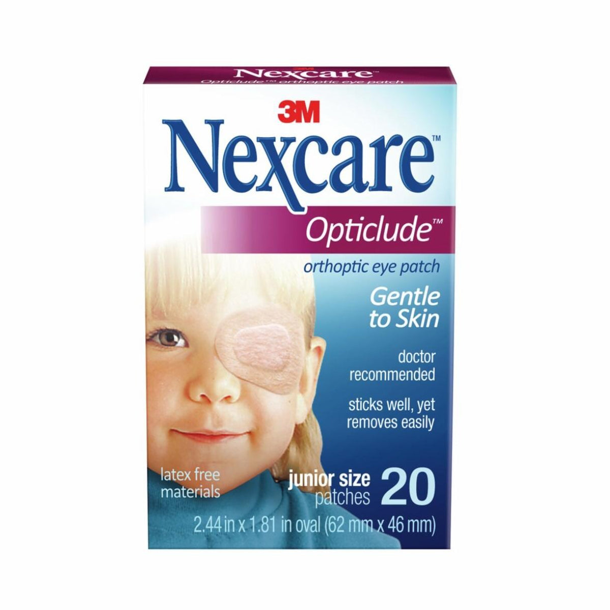 Nexcare Opticlude Orthoptic Eye Patch - Net Pharmacy