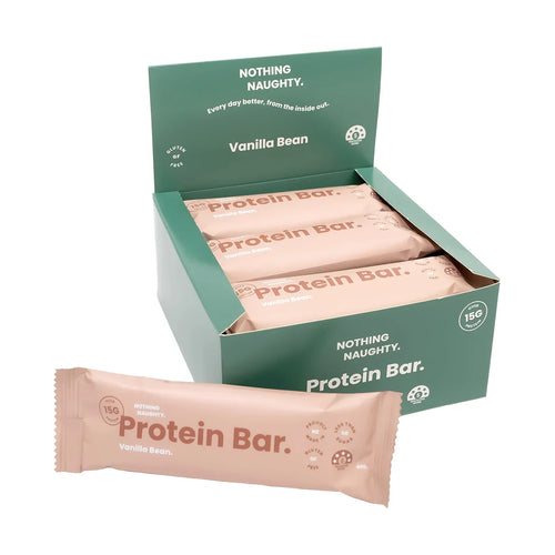 Nothing Naughty Protein Bar - Vanilla Bean