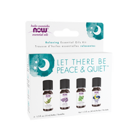 NOW Essential Oils Let There Be Peace & Quiet - Relaxing Kit