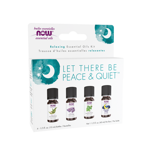 NOW Essential Oils Let There Be Peace & Quiet - Relaxing Kit