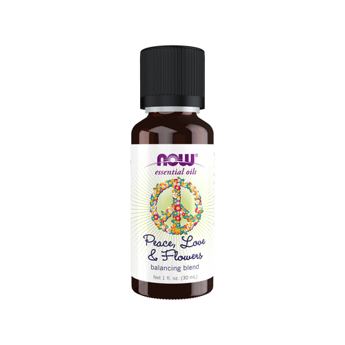 NOW Essential Oils Peace, Love & Flowers - Balancing Blend