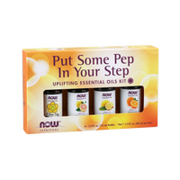 NOW Solutions Put Some Pep in Your Step - Uplifting Essential Oils Kit