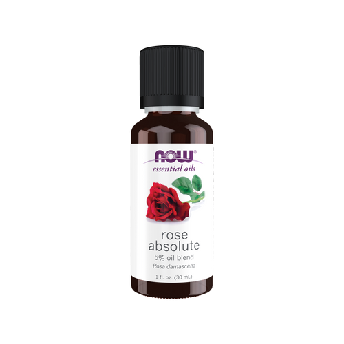 NOW Essential Oils Rose Absolute - 5% Oil Blend