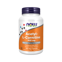 NOW Foods Acetyl-L-Carnitine 500mg