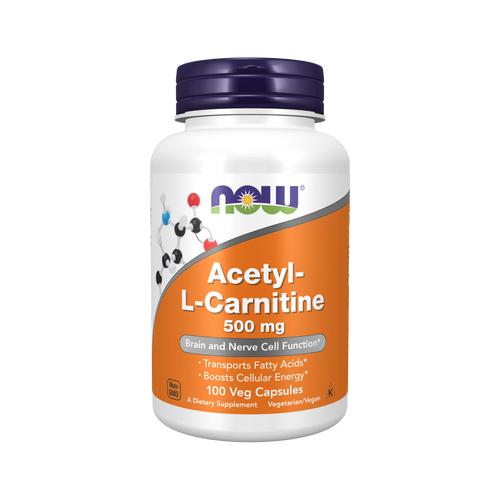 NOW Foods Acetyl-L-Carnitine 500mg