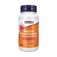 NOW Foods Beta Carotene Natural 7,500mcg (25,000IU)