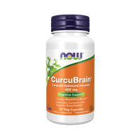 NOW Foods CurcuBrain Longvida Optimized Curcumin 400mg