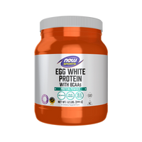 NOW Sports Egg White Protein with BCAAs - Unflavored