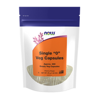 NOW Foods Empty Vegetarian Capsules, Single "0"