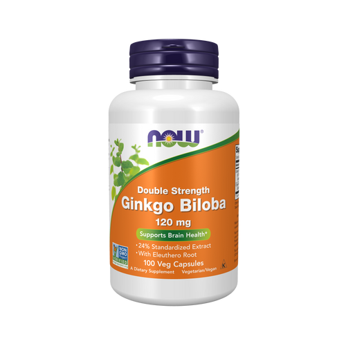 NOW Foods Ginkgo Biloba Double Strength 120mg