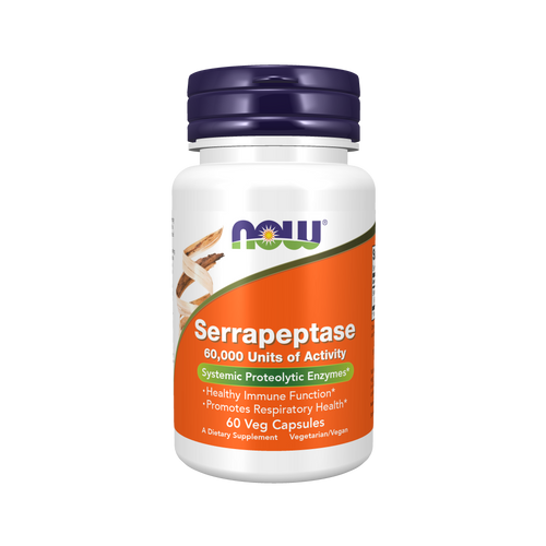 NOW Foods Serrapeptase 60,000 Units of Activity