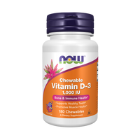 NOW Foods Vitamin D-3 1000 IU Chewable