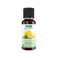 NOW Organic Essential Oils Lemon Oil