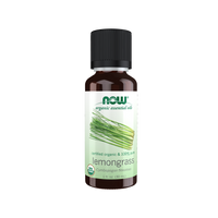 NOW Organic Essential Oils Lemongrass Oil